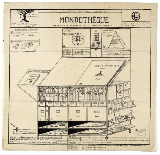 He also sketched the Mondothèque—a 